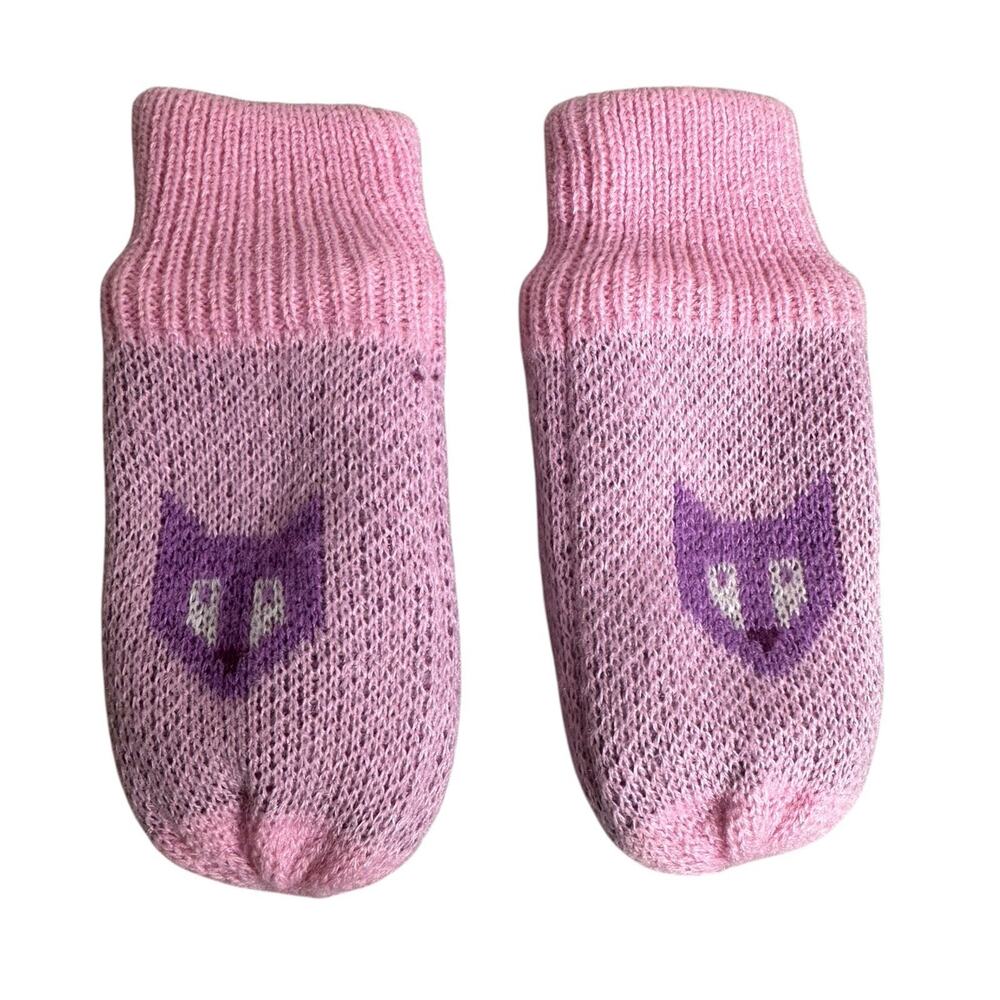 The North Face Infant Girls Mitts Cold Weather Mittens Gloves Pink XS X Small